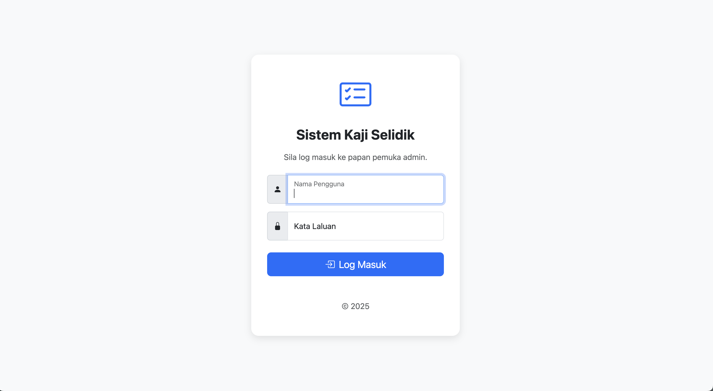 SISTEM KAJI SELIDIK
